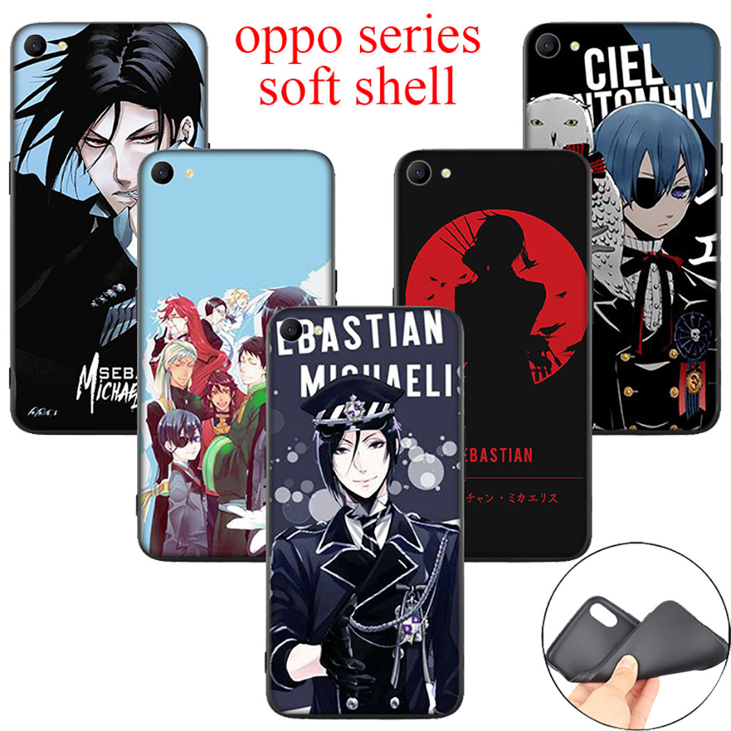 Ốp Điện Thoại Silicon Mềm Hình Anime Hắc Quản Gia Rb18 Cho Oppo A92S A12E A12S X2 Pro A92 A72 A52 A91 F15 A8 A31 A53 A32 A73 2020