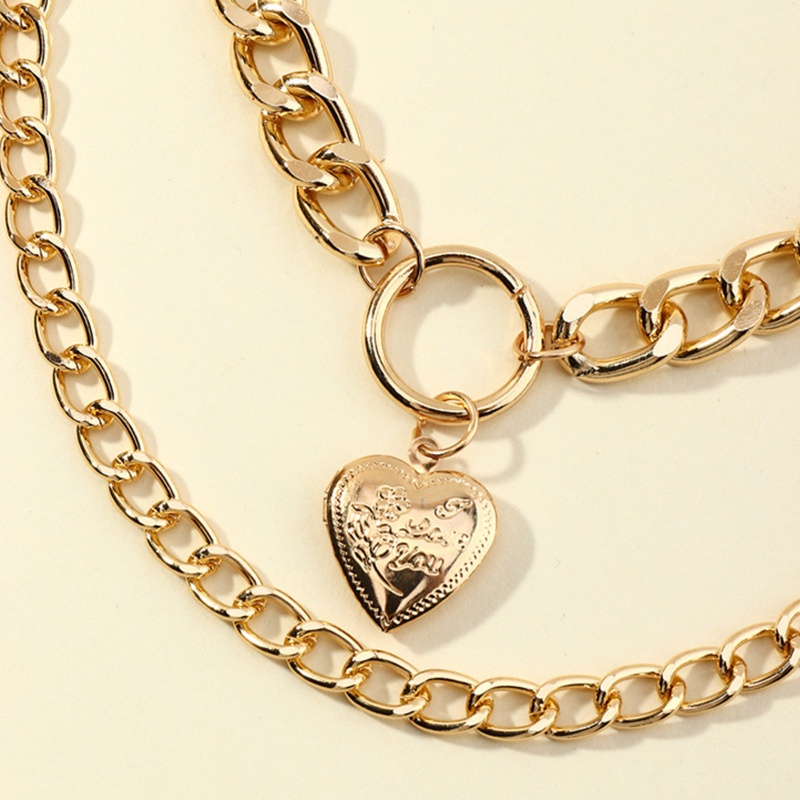 Youyo Móc Khóa Dây Xích Dạng Ví Dày Nặng Phong Cách Punk Hip Hop Trang Sức Cho Quần Jean / Xe Đạp