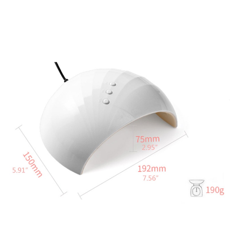 Đèn UV 36W Hong Khô Sơn Móng Tay Gel Có Cổng Sạc USB Dùng Trong Nhà Và Salon