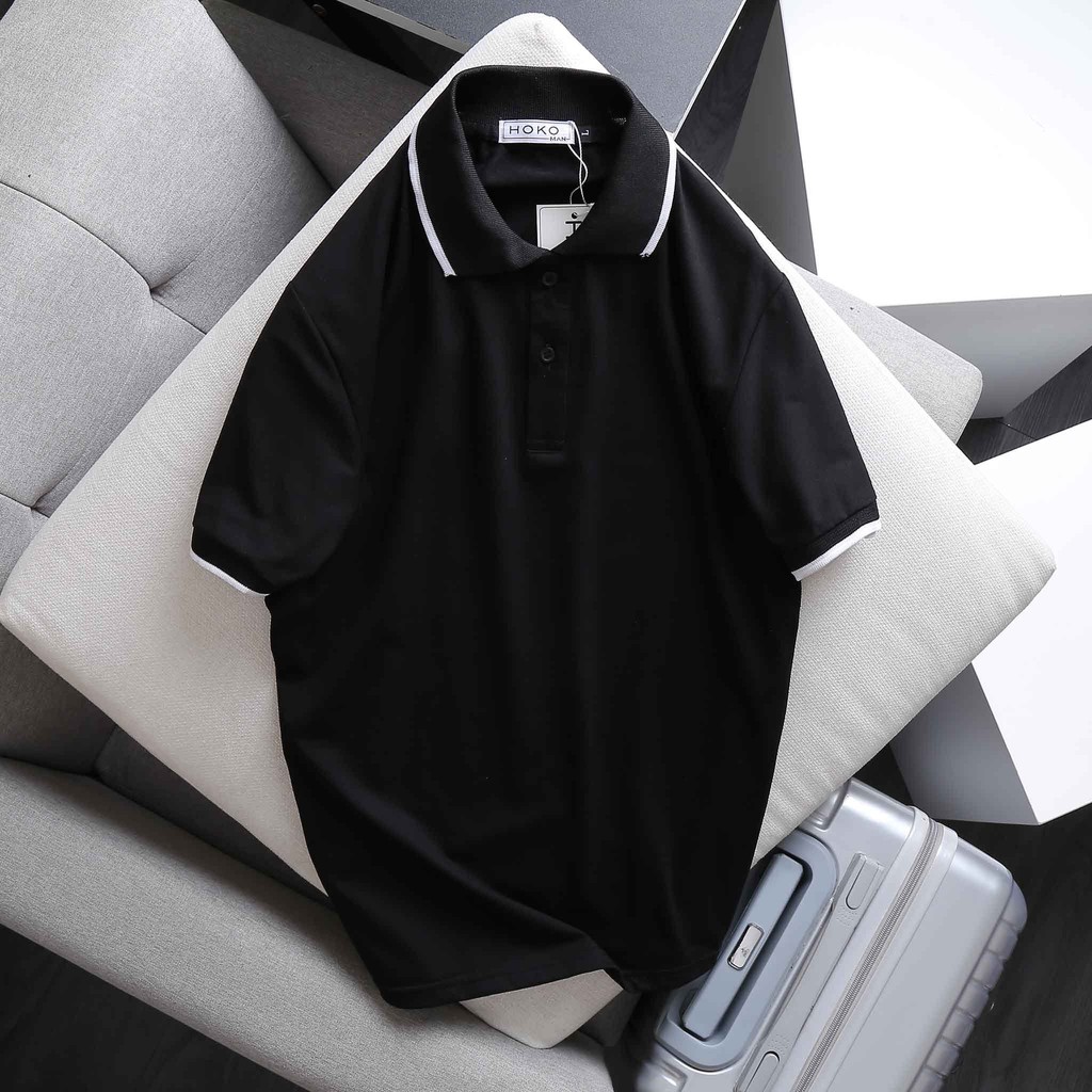 Áo thun polo nam trơn 4 màu siêu thiết kế sang trọng siêu đep O2V STORE T14 | BigBuy360 - bigbuy360.vn