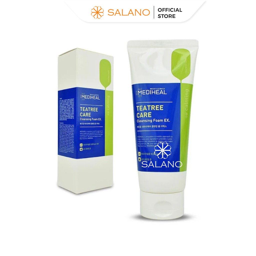 Sữa rửa mặt cho da mụn tràm trà kiềm dầu dịu nhẹ tạo bọt se khít lỗ chân lông MEDIHEAL SALANO RMSLN24 170ml | BigBuy360 - bigbuy360.vn