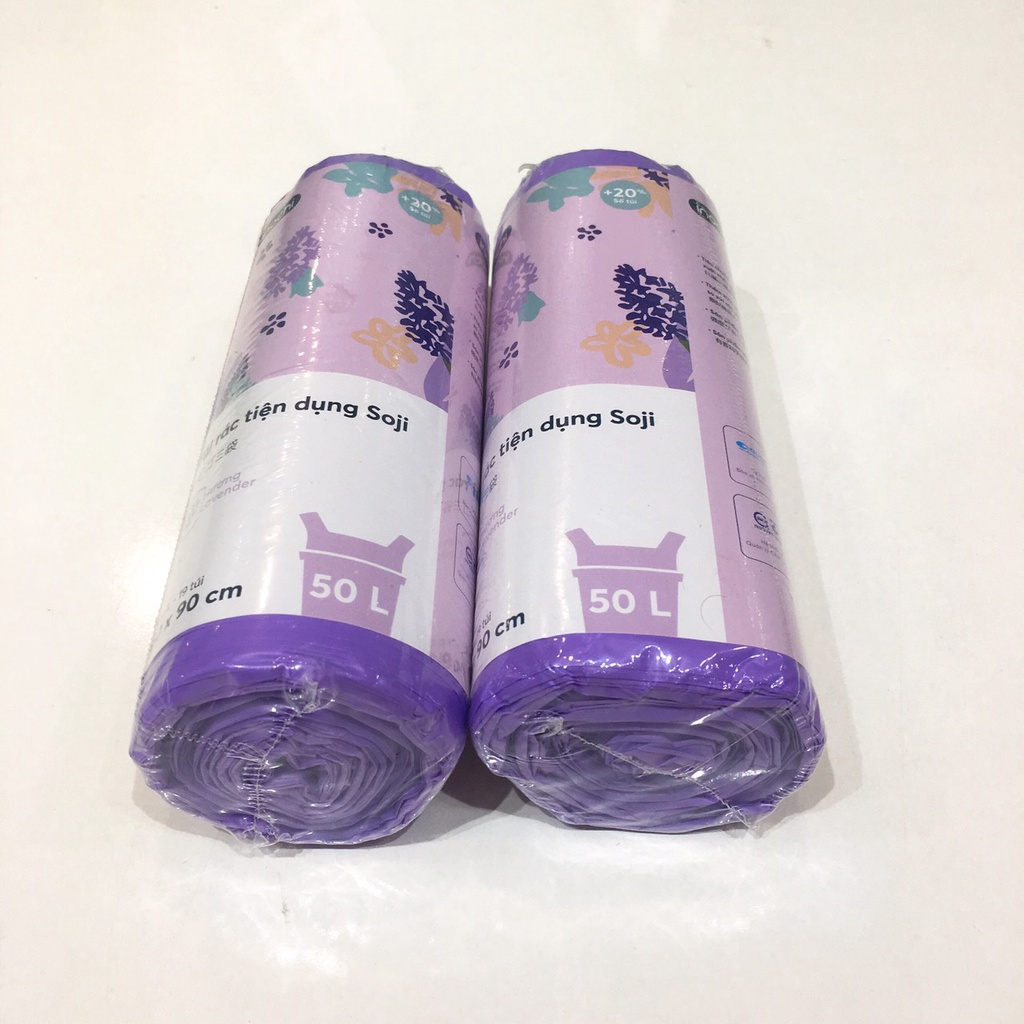 Túi rác tiện dụng Soji Hương Chanh, Hương Lavender Size S, M, L