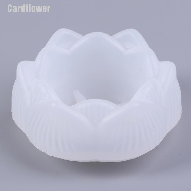 Khuôn Làm Nến Silicon Hình Hoa Sen 3d Độc Đáo