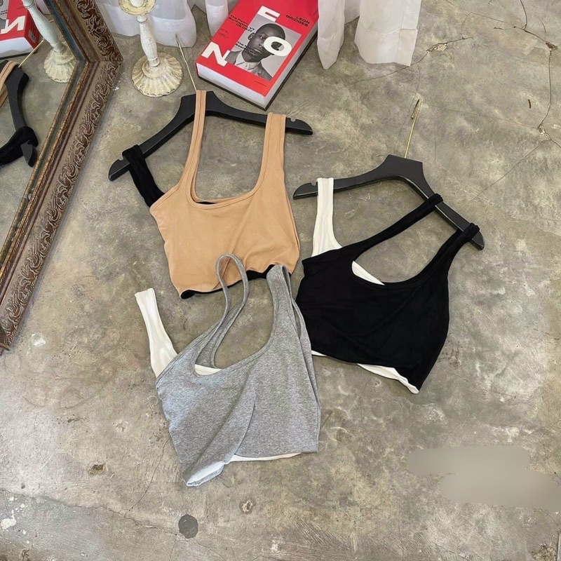 Áo lệch vai ba lỗ hot