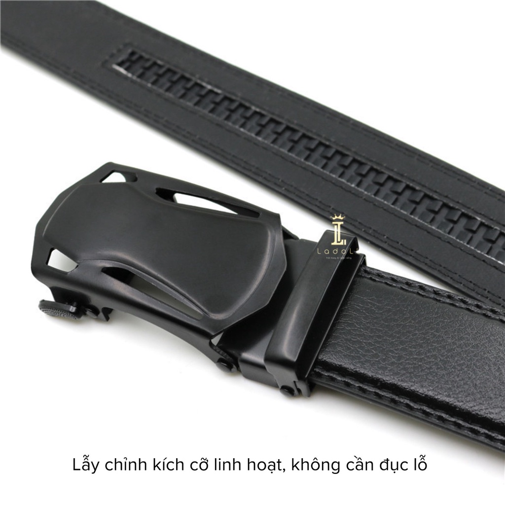 Thắt lưng da nam, khóa tự động cao cấp LT03
