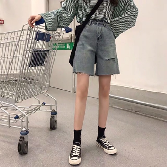 🌟Quần Jeans Ngố Rách 1 Line | BigBuy360 - bigbuy360.vn