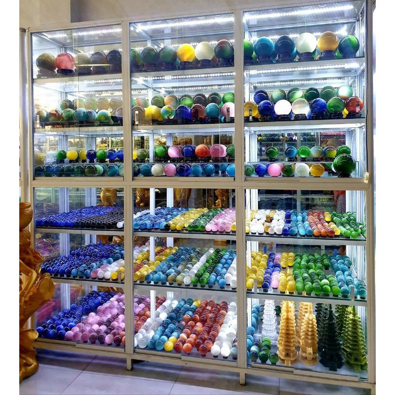 Cầu Phong Thủy Đá Mắt Mèo  5cm | BigBuy360 - bigbuy360.vn