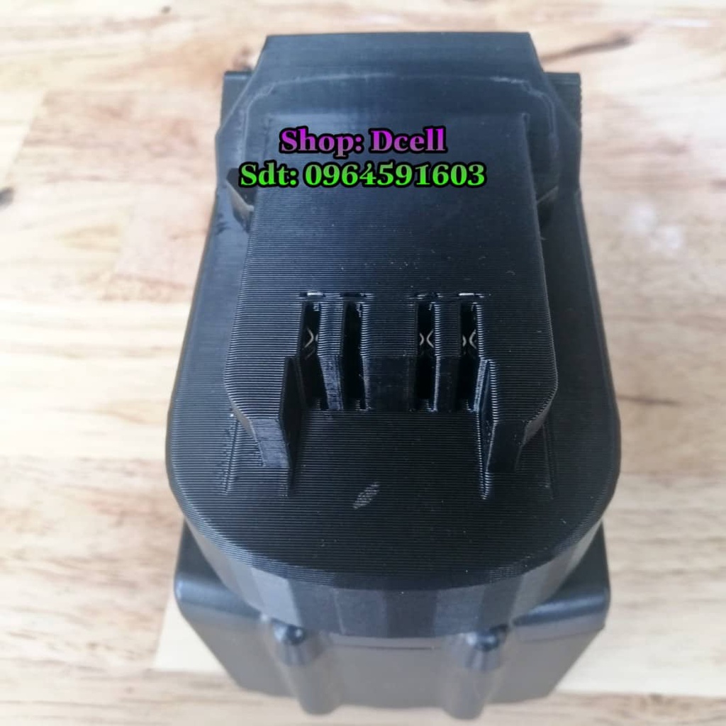 Đế Chuyển Pin Makita 18V Cho Máy Milwaukee In 3D Siêu Bền - Makita Sang Milwaukee Các Loại
