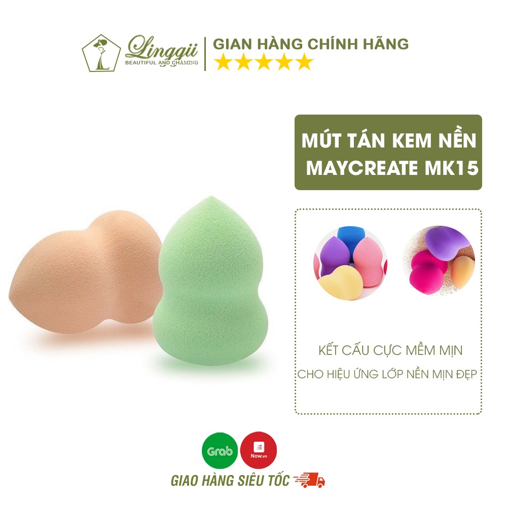 Mút tán kem nền Maycreate MK15