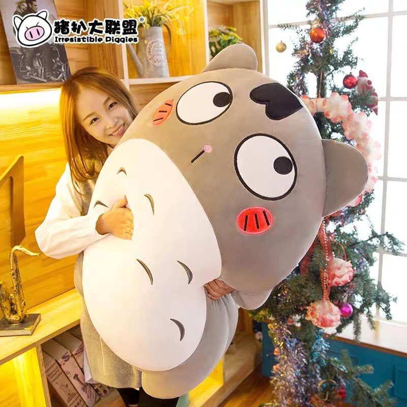 Gấu Bông Totoro Minamo to khổng lồ, siêu mềm mịn, cute, cực dễ thương cho bé - GB08