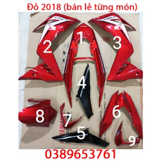 Dàn áo Winner v1 Đỏ đời 2018 Zin chính hãng Honda (bán lẻ)
