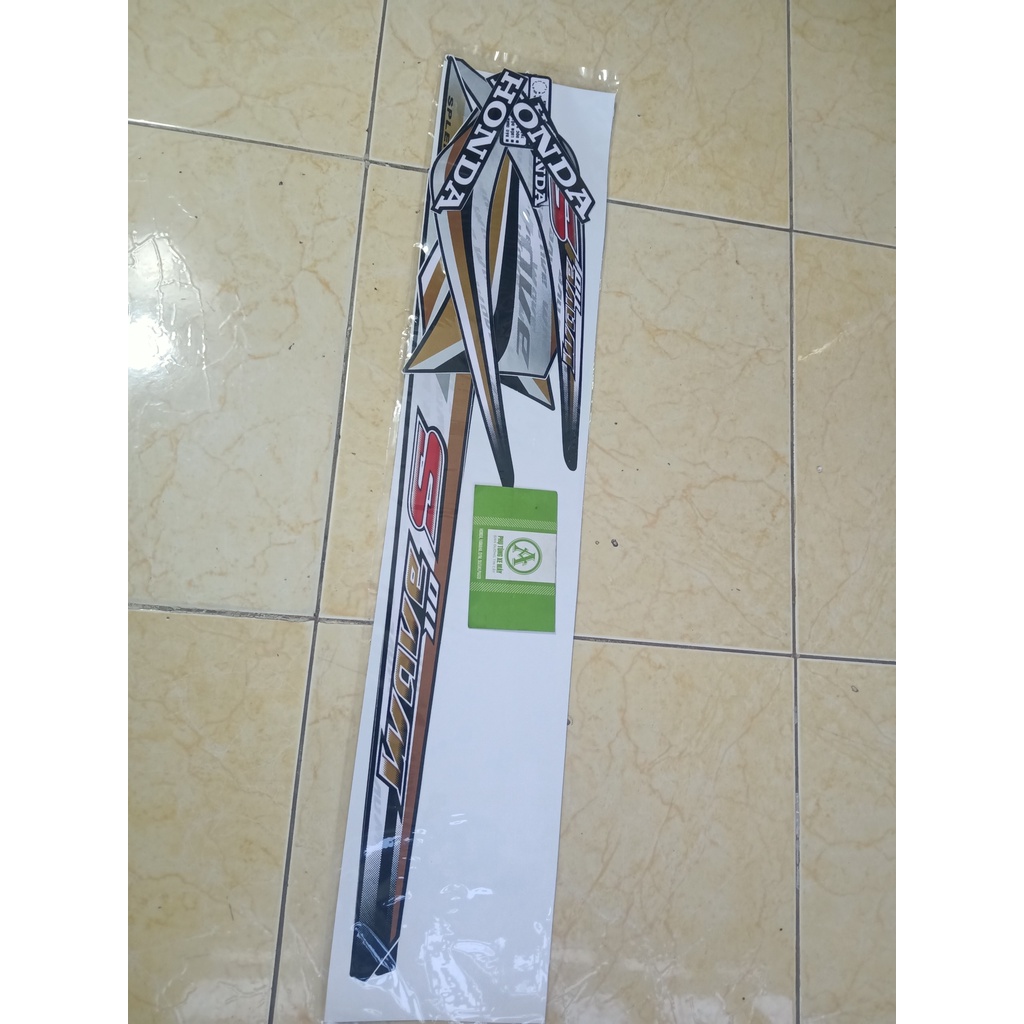 Bộ tem Wave S 110 màu đen đời 2011