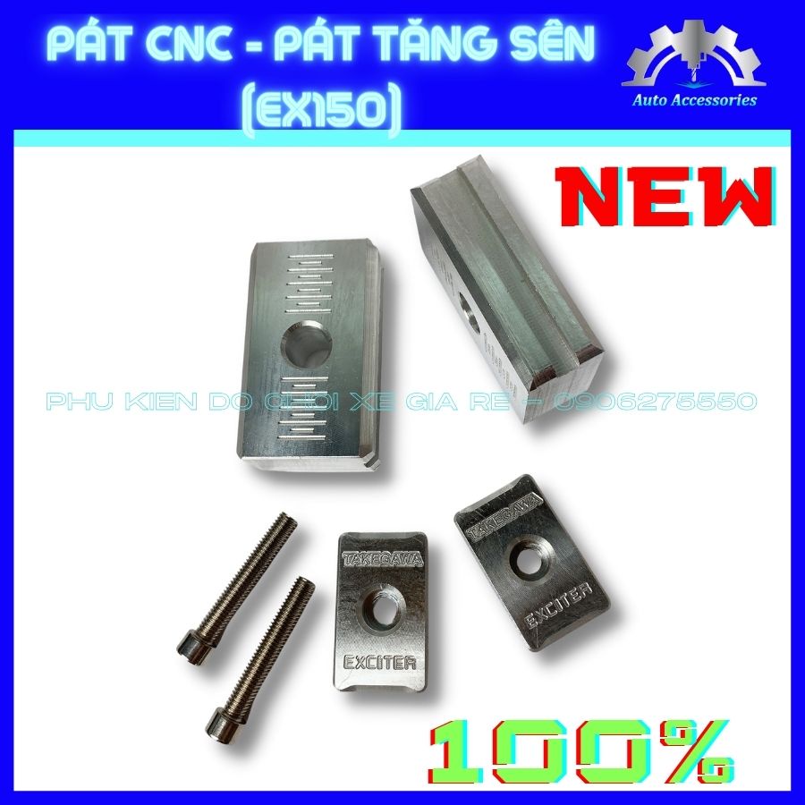 PÁT TĂNG SÊN EX150, PÁT CNC Tăng Sên Exciter, CNC sắc xảo, tỷ mỉ, thông số chuẩn, lắp đặt dễ dàng nhanh gọn