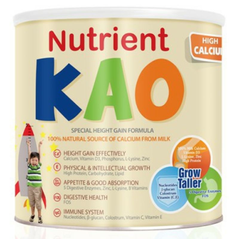 Sữa Nutrient Kao 700g ( dành cho bé gầy, ốm, thiếu chiều cao, suy dinh dưỡng ....)