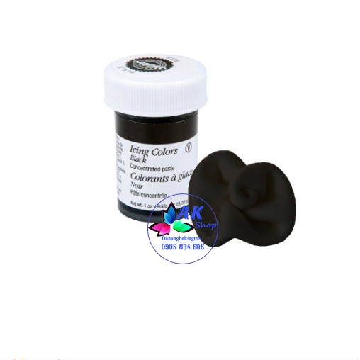 MÀU GEL WILTON 1 OZ - BLACK