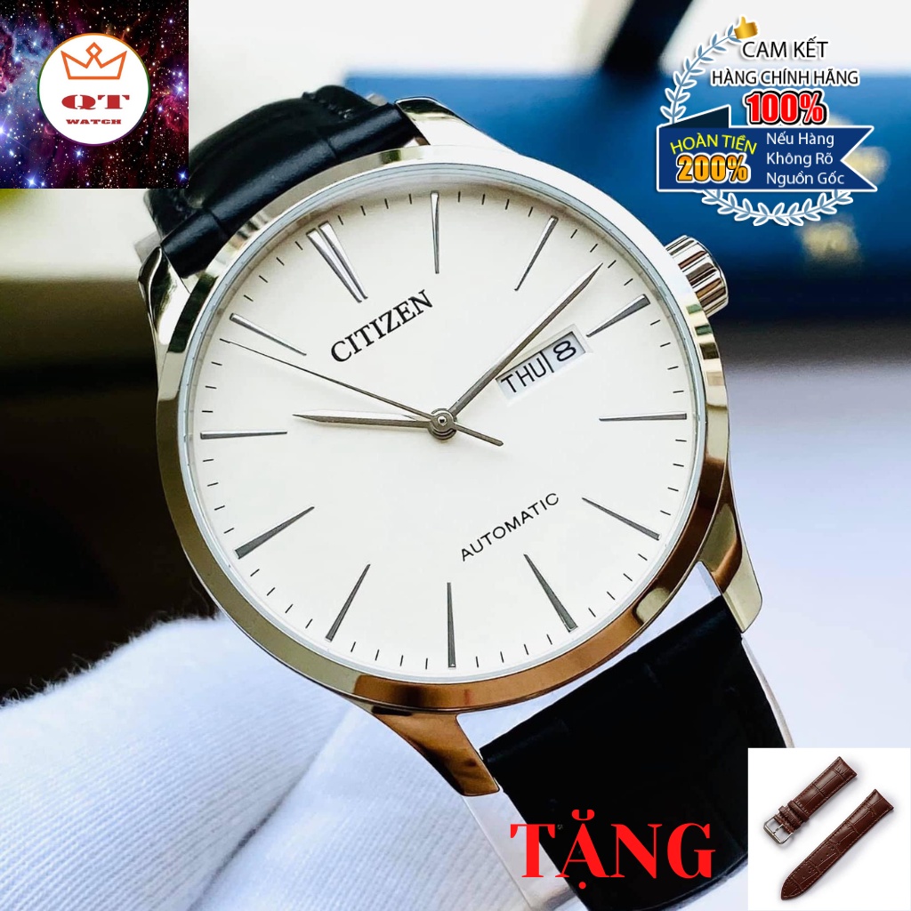 Đồng Hồ Nam CITIZEN Automatic NH8350-08B Chính Hãng Tặng Dây Da Cao Cấp