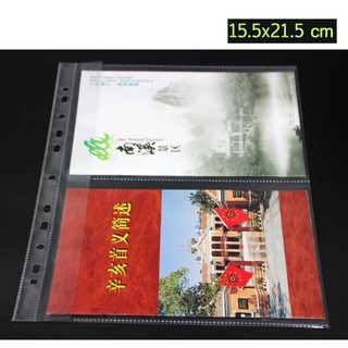 10 Sheets bìa còng trong A4 đựng card