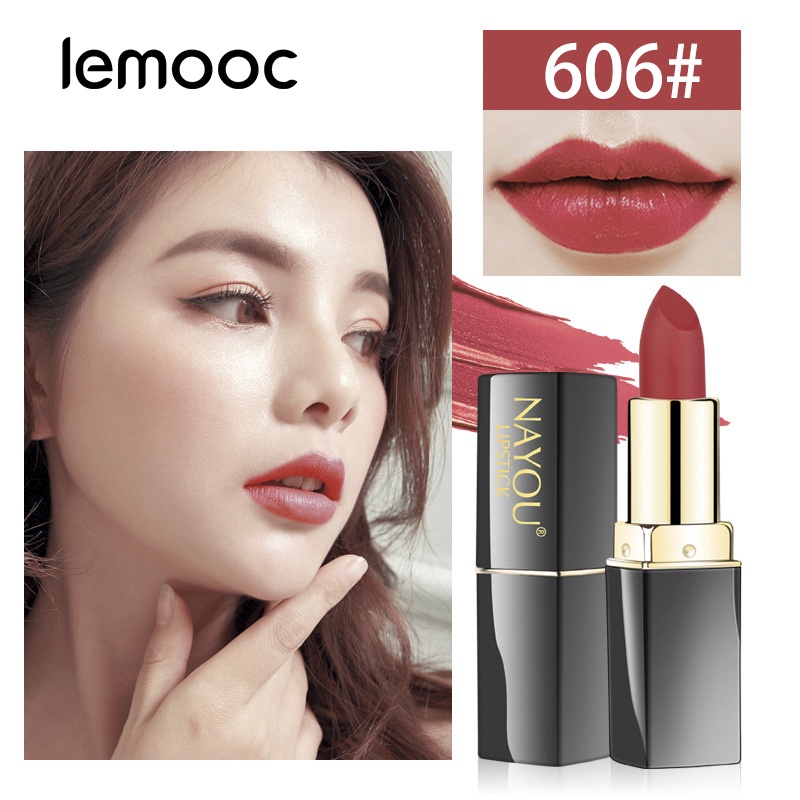 [Hàng mới về] Son môi dưỡng ẩm lâu trôi không dính cốc chống thấm nước trang điểm thời trang