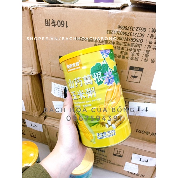 [Sẵn] Các loại Bột Củ Sen và Bột Giảm Cân, Ăn Kiêng, Dưỡng Nhan hiệu Meizoushike hộp 500gr