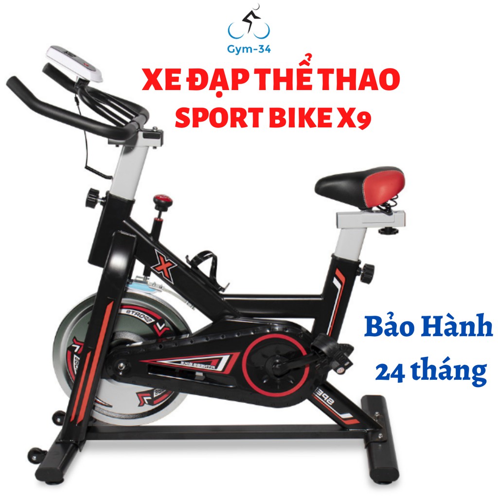 Xe đạp tập thể dục tại nhà SPORT BIKE X9 bảo hành 24 tháng Gym 34