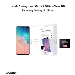 [Zeelot] Samsung Galaxy S10 Plus Kính Cường Lực 3D Zeelot Keo UV LOCA