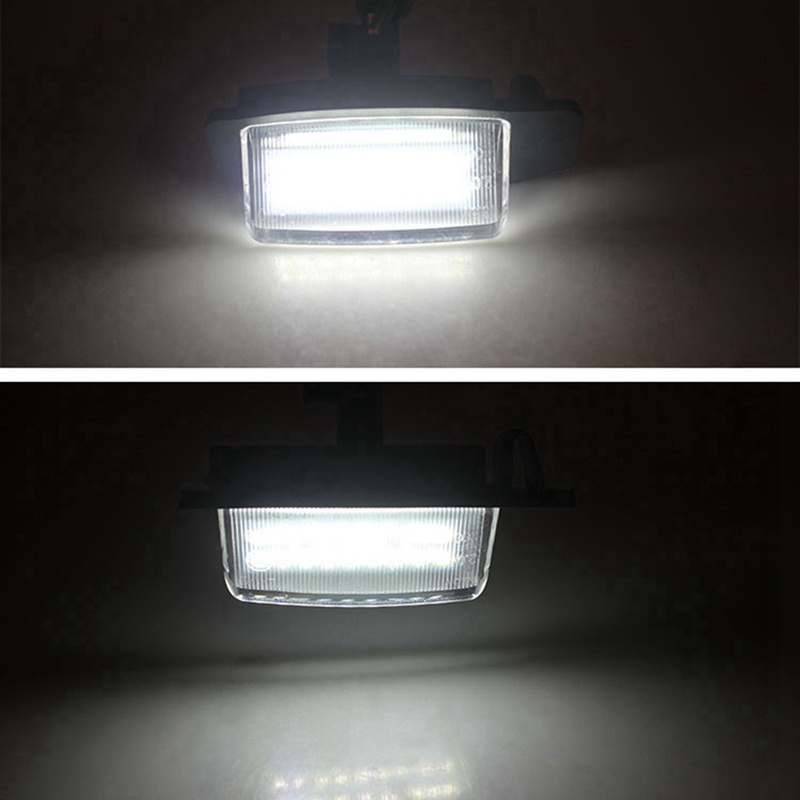 Set 2 Đèn LED Chiếu Biển Số Xe Cho Mitsubishi Outlander 2 3 Lancer Eclipse 3 4 Cross Galant Xpander I-MiEV
