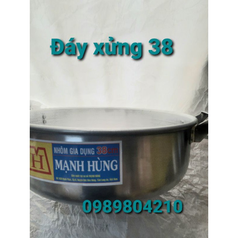 Xửng hấp nhôm Mạnh Hùng size 38 Hấp bánh bao/ hấp hải sản & thực phẩm