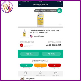 NƯỚC HOA HỒNG DICKINSON 473ml