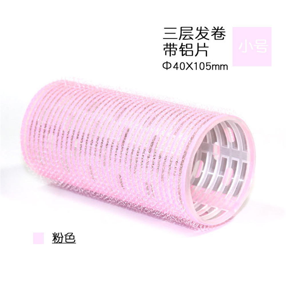 Ống uốn tóc tự dính từ nhựa và nhôm dành cho nữ