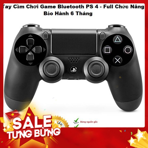 Tay Cầm Chơi Game Không Dây PS4 DualShock 4 Full Chức Năng , Tay Cầm Chơi Game Bluetooh Cho Điện Thoại, Laptop, PC - Hàn