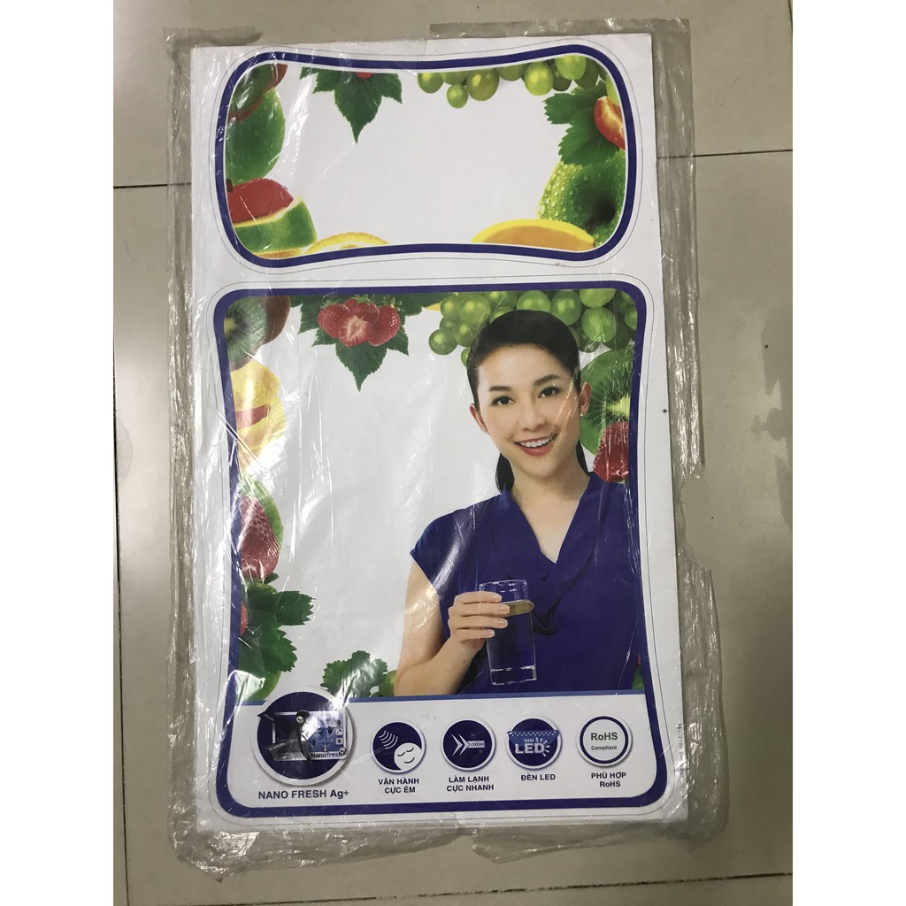 Miếng dán tủ lạnh không ghi thương hiệu - Tem dán tủ lạnh không ghi thương hiệu (mẫu 6)