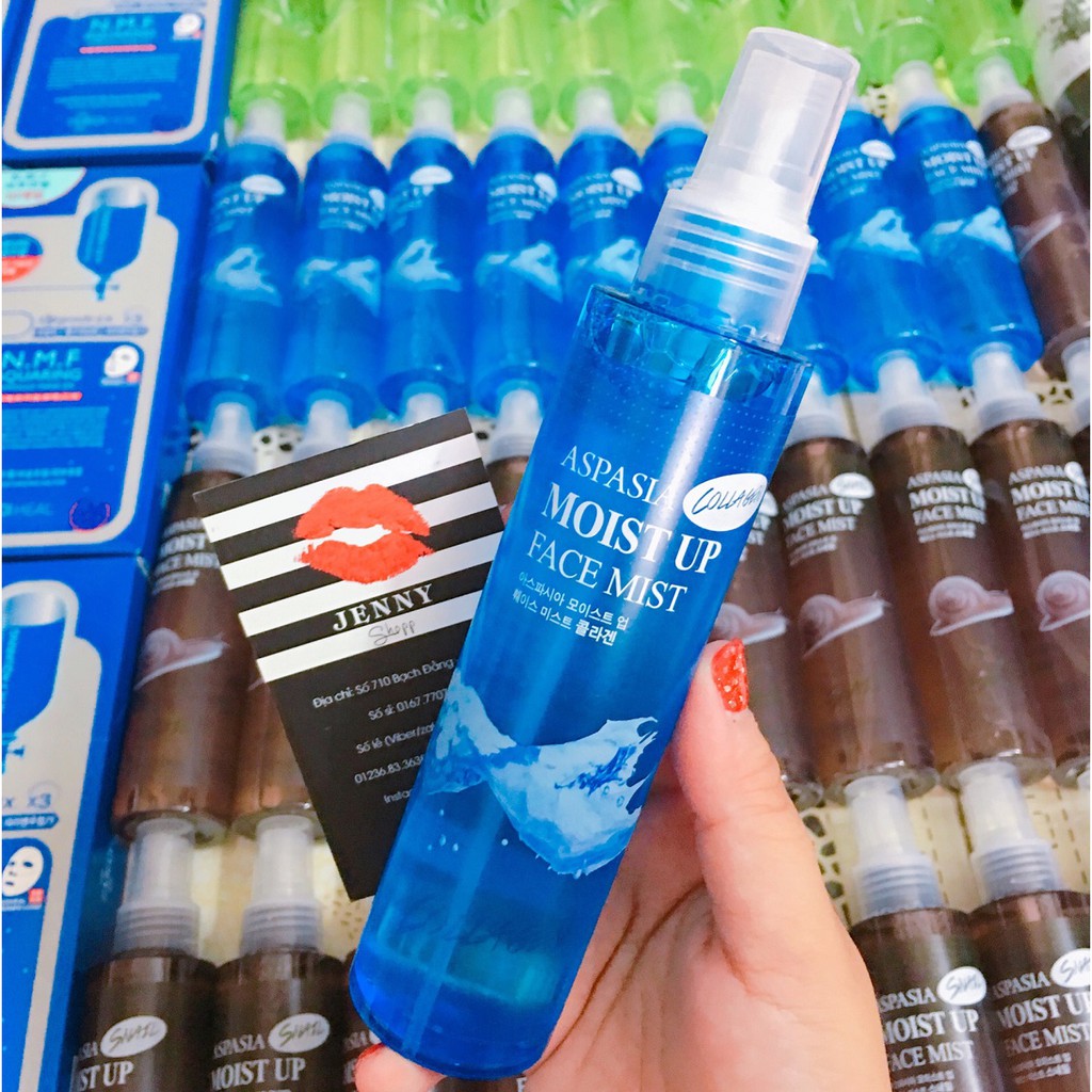 Xịt Khoáng Aspasia Moist Up Face Mist 150ml