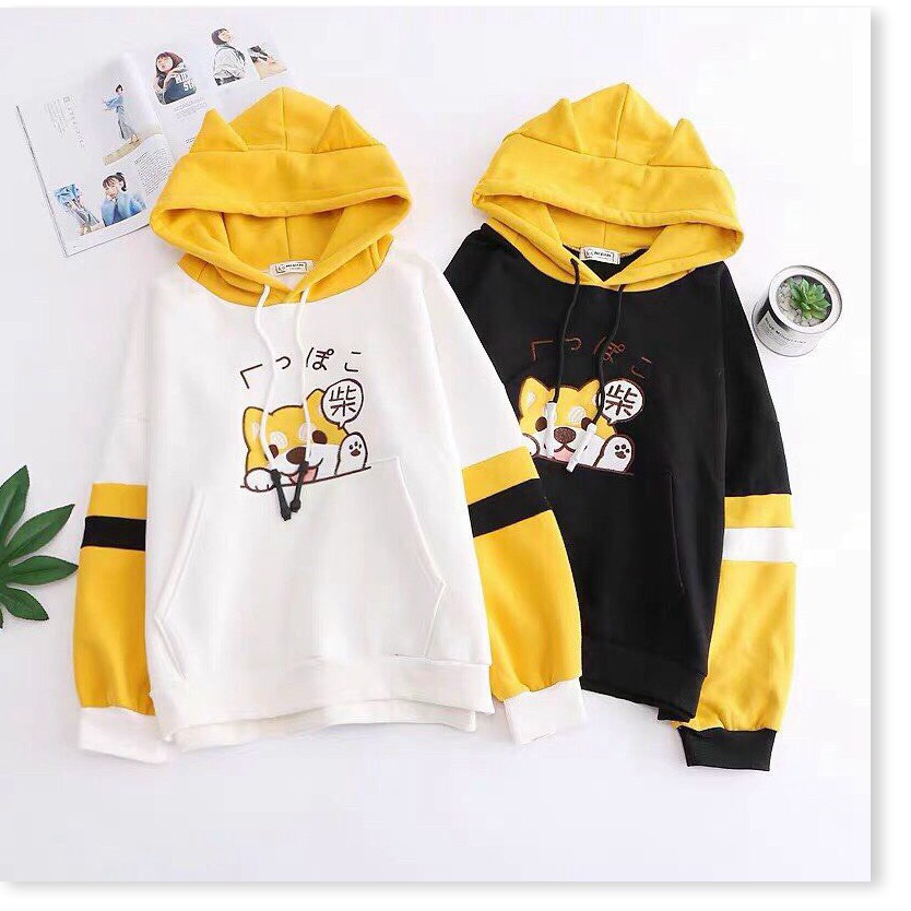 ÁO KHOÁC HOODIES,FROM RỘNG Y HÌNH,CHẤT LIỆU VÃI THOÁNG MÁT,THIẾT KẾ HỌA TIẾT XINH XẮN LANA FASHION