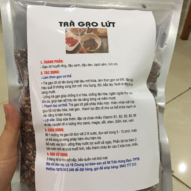 Trà gạo lứt