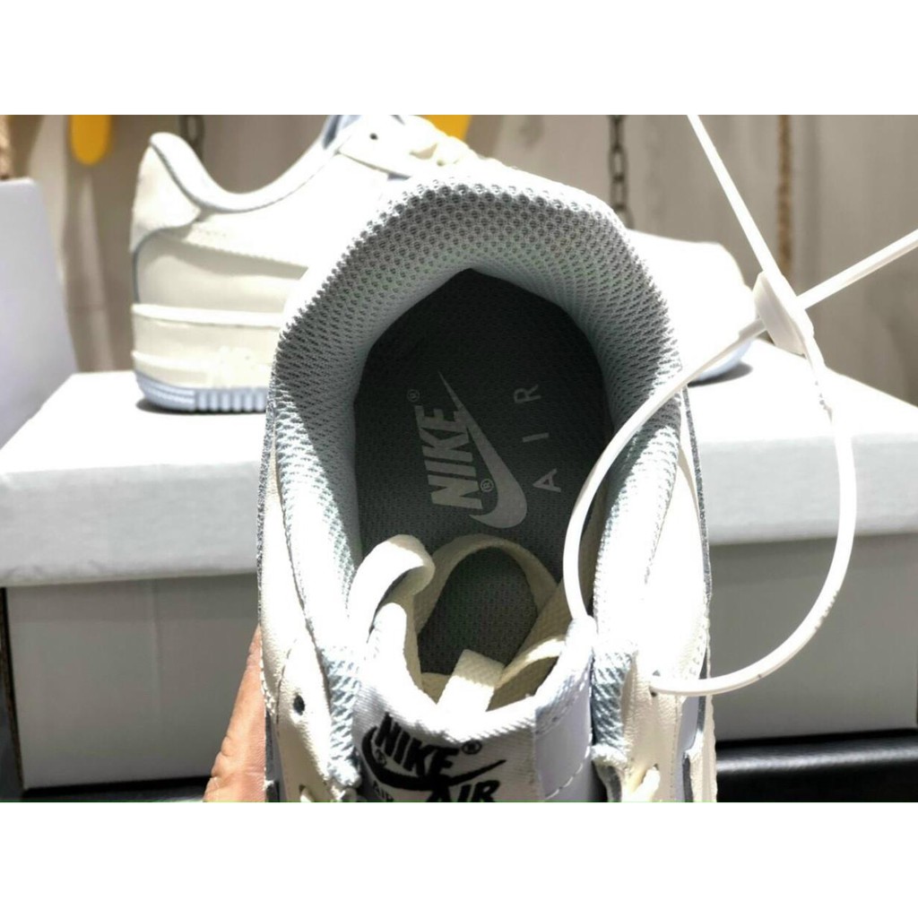 Giầy AF1 trắng xanh kem cao cấp. | BigBuy360 - bigbuy360.vn