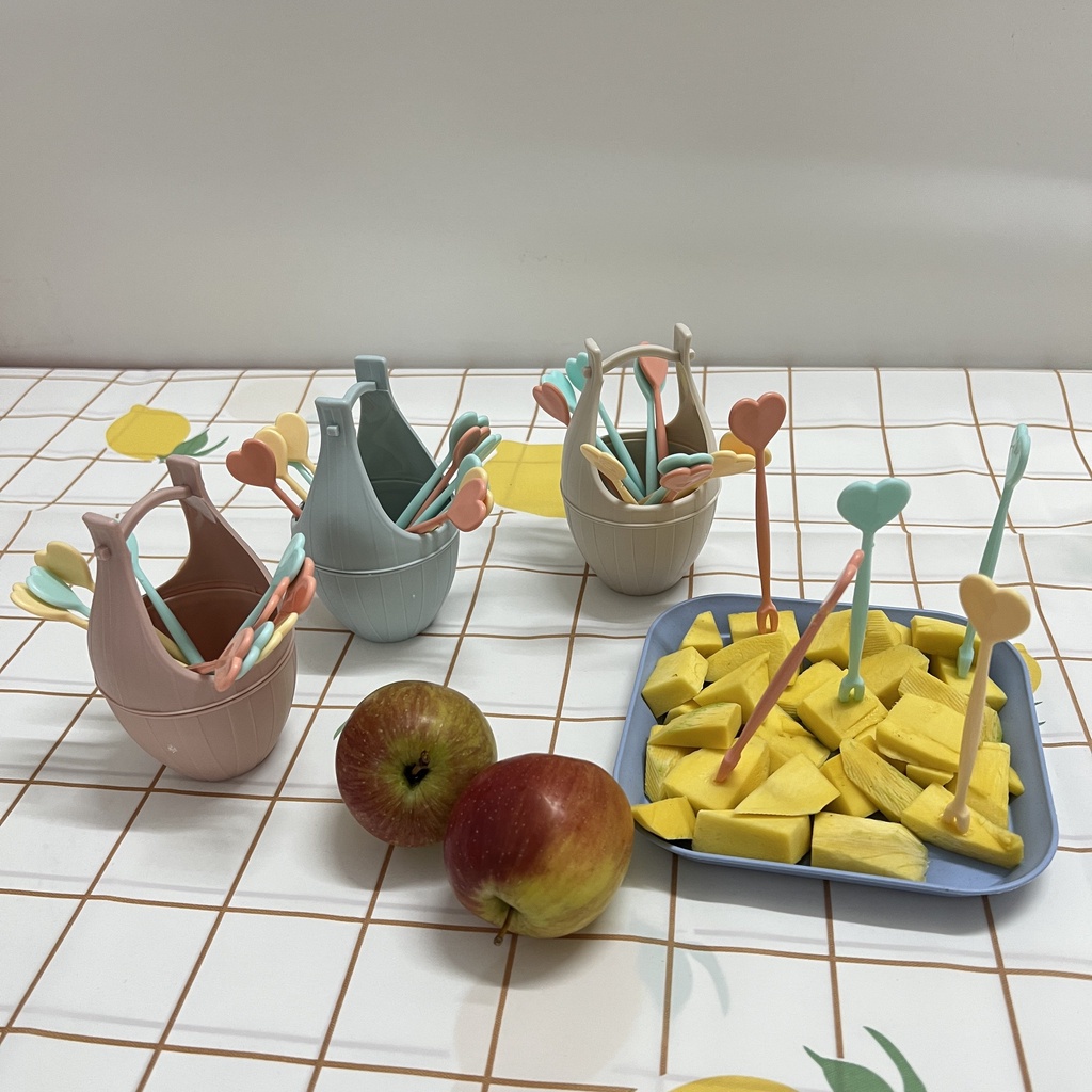 Bộ 10 chiêc nĩa ăn trái cây Việt Nhật