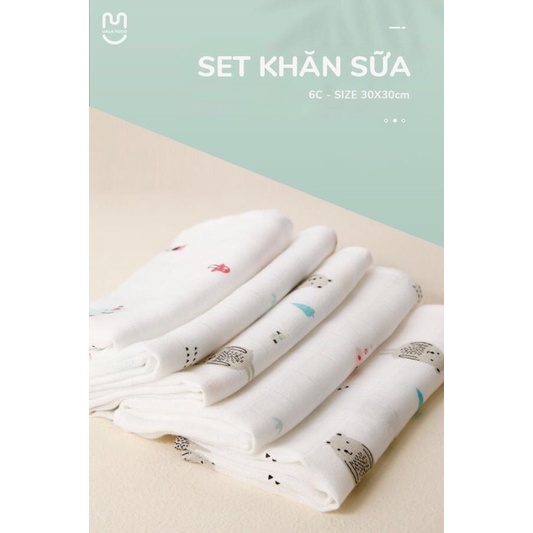 UALAROGO Set khăn sữa cho bé