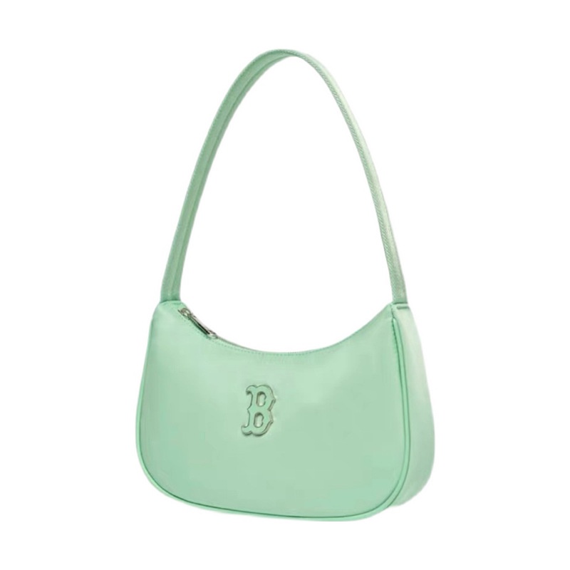 Túi Kẹp Nách Mlb NY Màu Trơn Khóa Kéo Phong Cách Xuân Hè Cho Nữ 2022