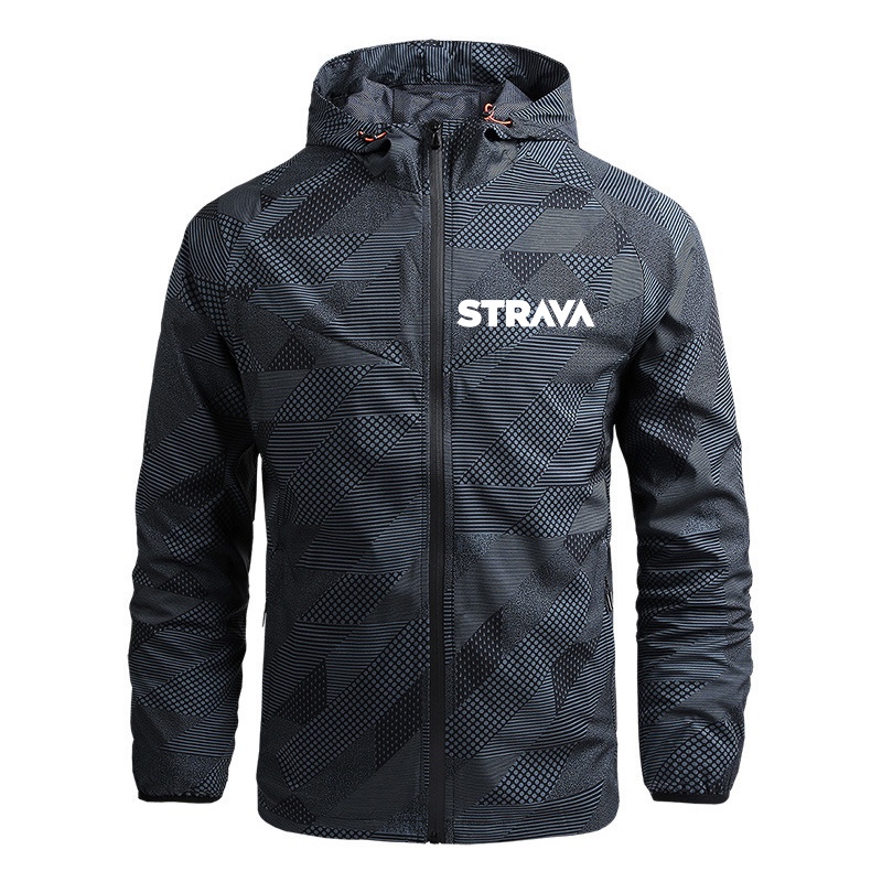 Áo Khoác Có Nón Trùm Đầu Chống Gió 2022 STRAVA Phong Cách Dành Cho Nam Đạp Xe Đạp