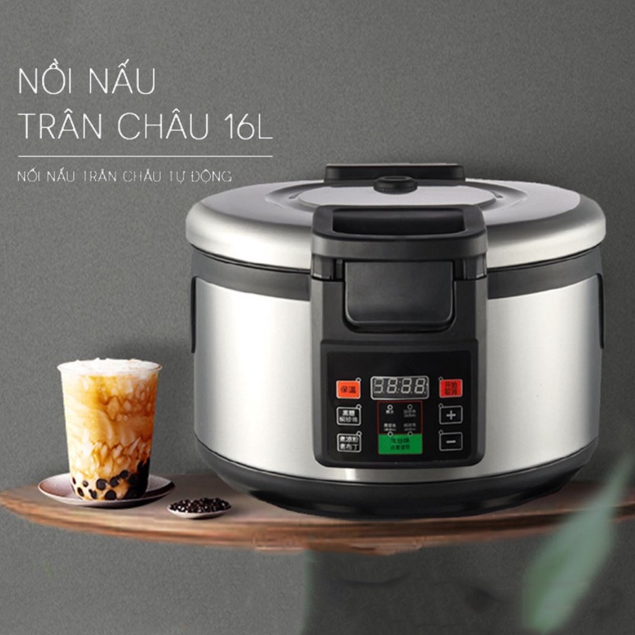 Máy nấu trân châu tự động 100% Aonuosi 16L Cao cấp