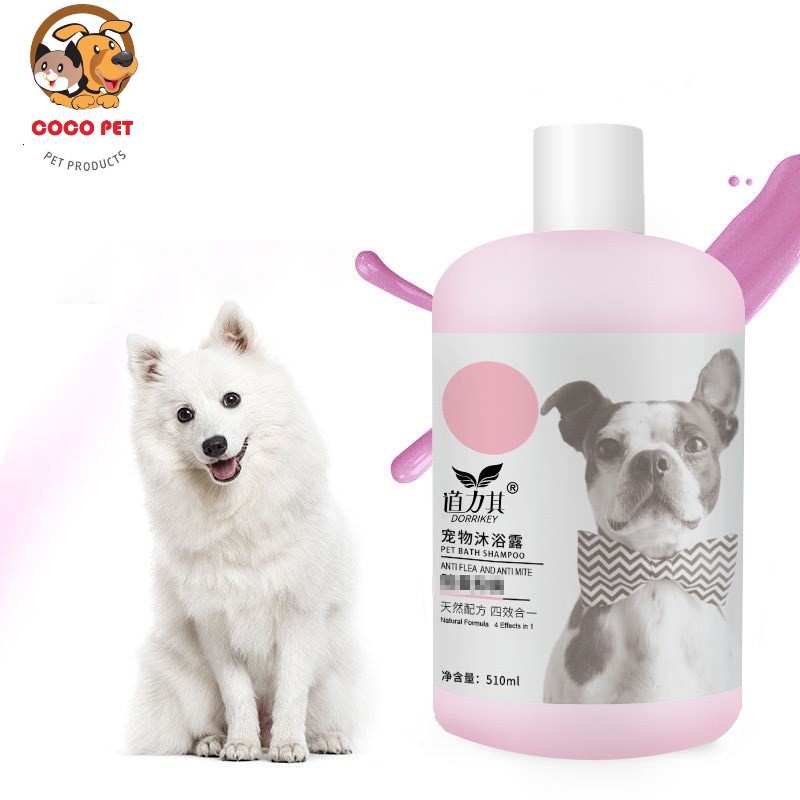 Sữa Tắm Cho Chó Mèo DORRIKEY 510ml Hương Thơm Tự Nhiên, Ngăn Ngừa Vi Khuẩn Và Dưỡng Ẩm