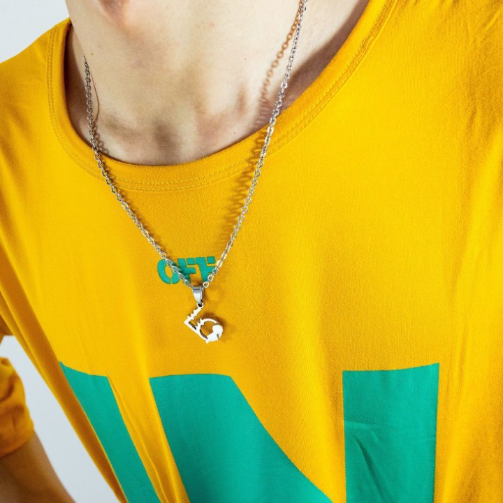 Bộ 2 Dây Chuyền Cặp LOVE Titan Ko Rỉ TT 2041