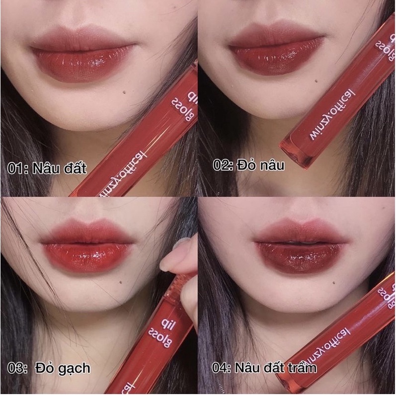 Son Winzy lip gloss son bóng  1 cây lẻ ( chú ý đã đổi vỏ )