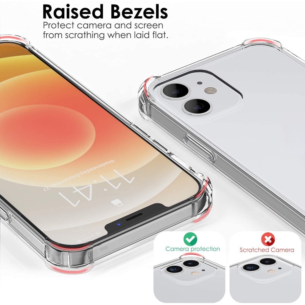 Ốp lưng viền vuông chống sốc trong suốt Cho Realme C55 C53 C51 C35 C33 C31 C30 C30s C25 C25s C25Y C21Y Narzo 50 50i 50A Prime 30 30A 20 20A 10 10A Pro 5G 4G 2023