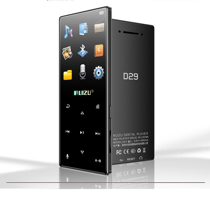 Máy Nghe Nhạc Ruizu D29: MP3 Bluetooth (Bộ Nhớ Trong 8GB)L: chính hãng