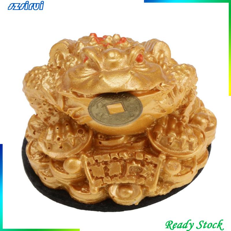 Mô Hình Tượng Ếch Con Vàng Phong Thủy Trung Hoa