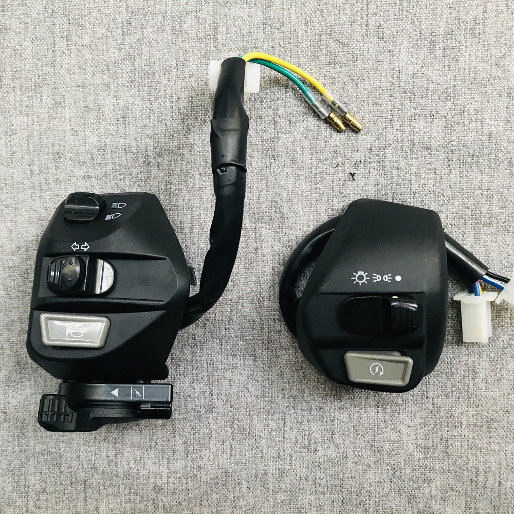 Cùm công tác xe máy, cùm nút nhấn xe máy gắn xe EXCITER, MIO, NOUVO 4, LUVIAS (cùm bên trái và cùm bên phải)