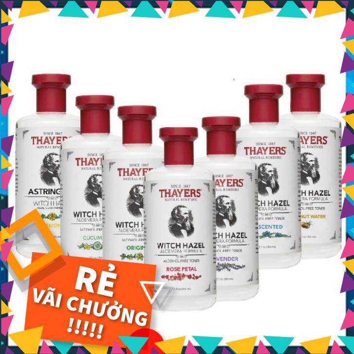 [CHÍNH HÃNG] Nước hoa hồng không cồn Thayer - Toner Thayers Rose Petal 355ml