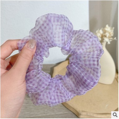 [Mã 151FASHIONSALE1 giảm 10K đơn 50K]Dây Buộc Tóc Vải Scrunchie Đơn Giản Thanh Lịch