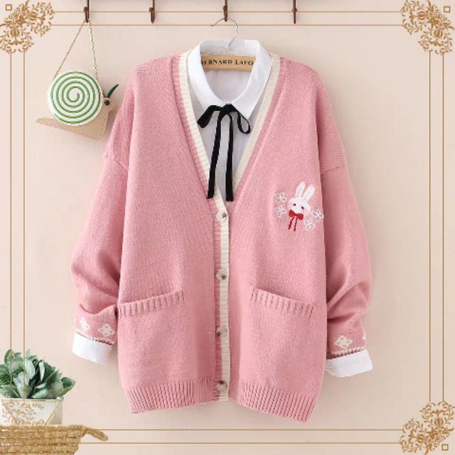 Áo len cardigan